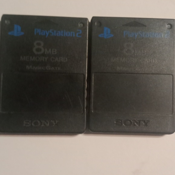 Sony Playstation 2 PS2 DVD Remote Control Receiver Dongle / 2 memory cards. - Picture 3 of 4